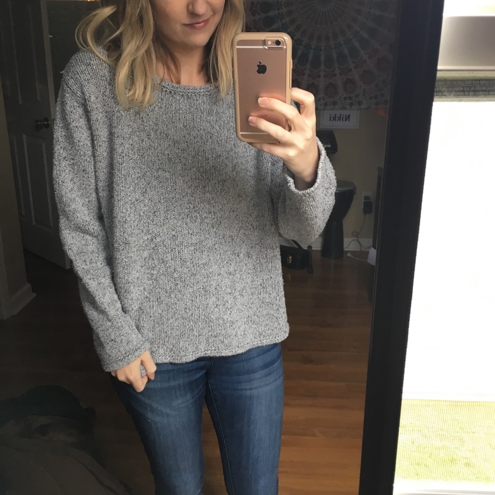 J Jill Gray Sweater